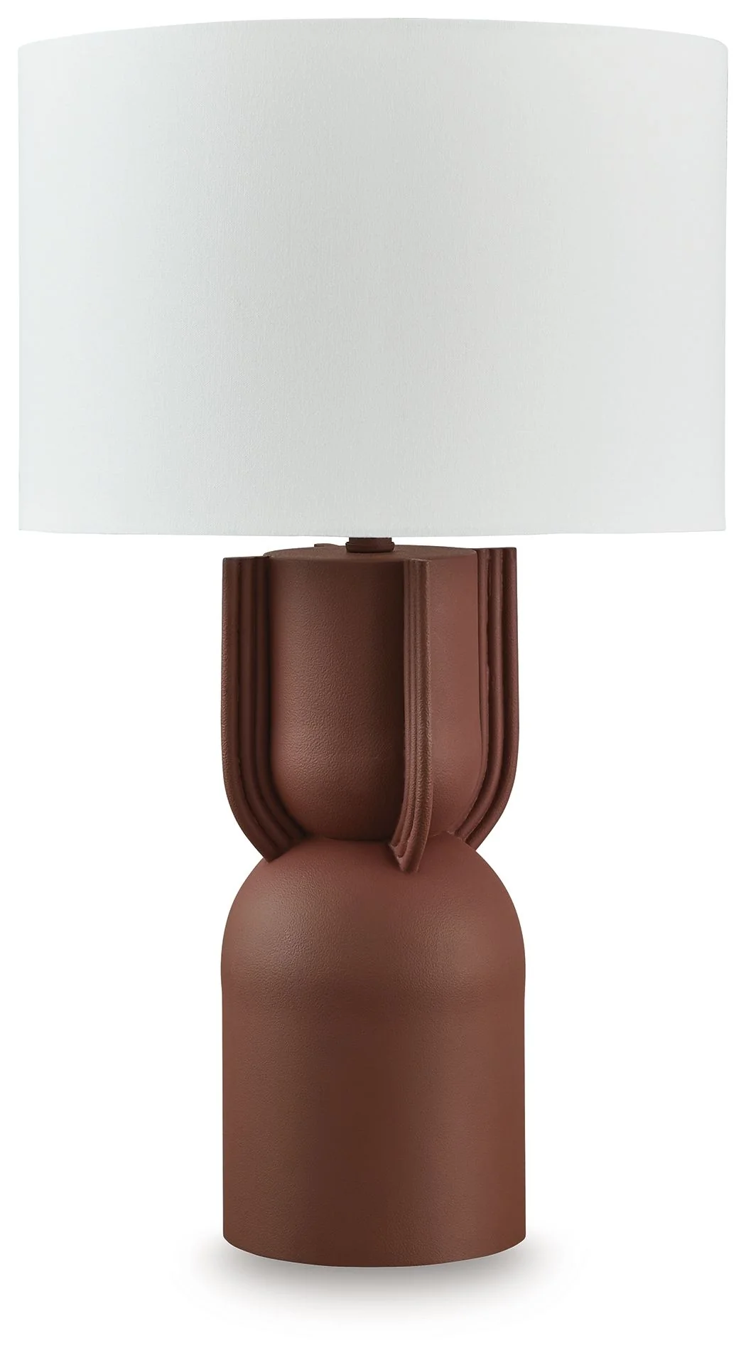 Rowandale - Metal Table Lamp - Brick Red - Image 1