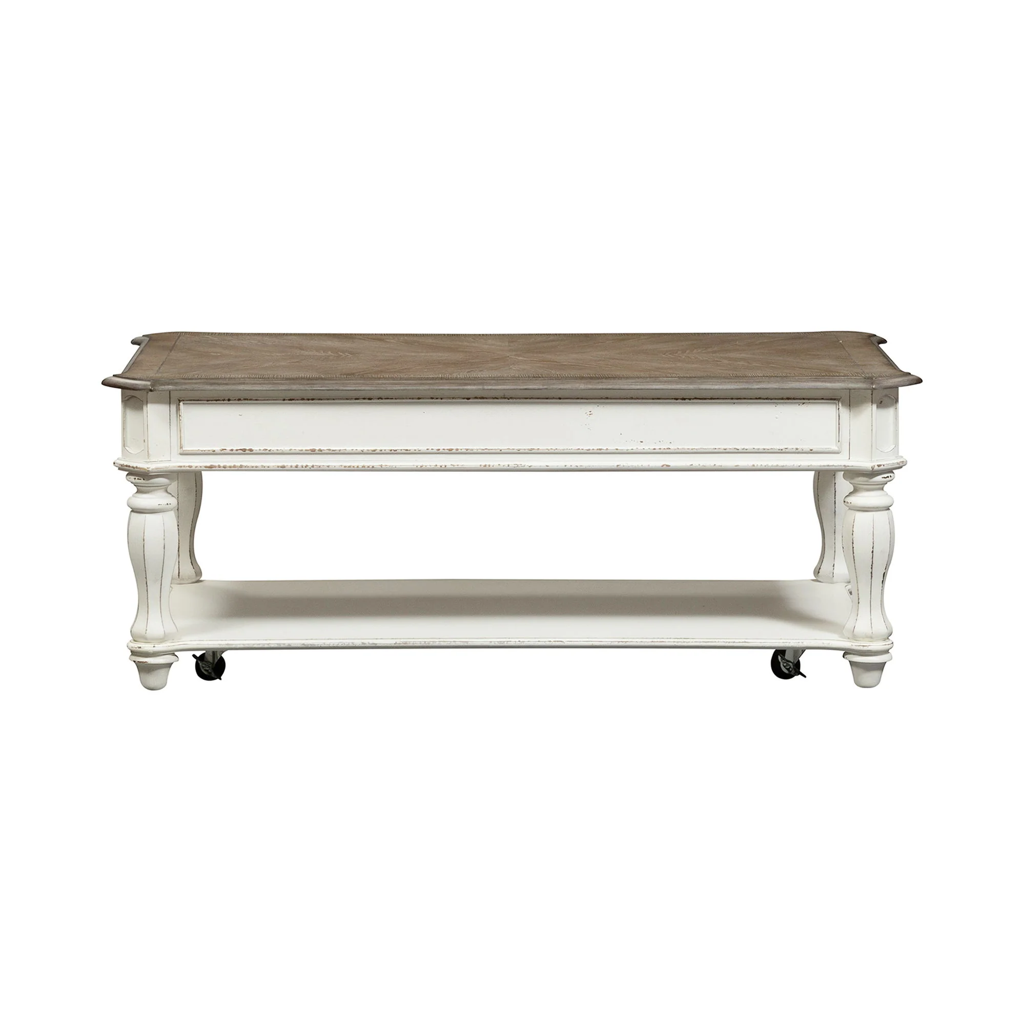 Magnolia Manor - Lift Top Cocktail Table - Antique White - Image 2