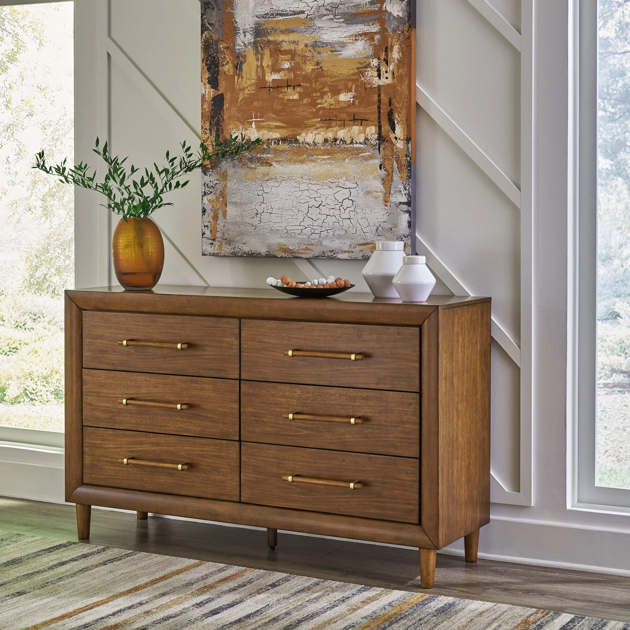 Lyncott - Dresser - Brown - Image 2