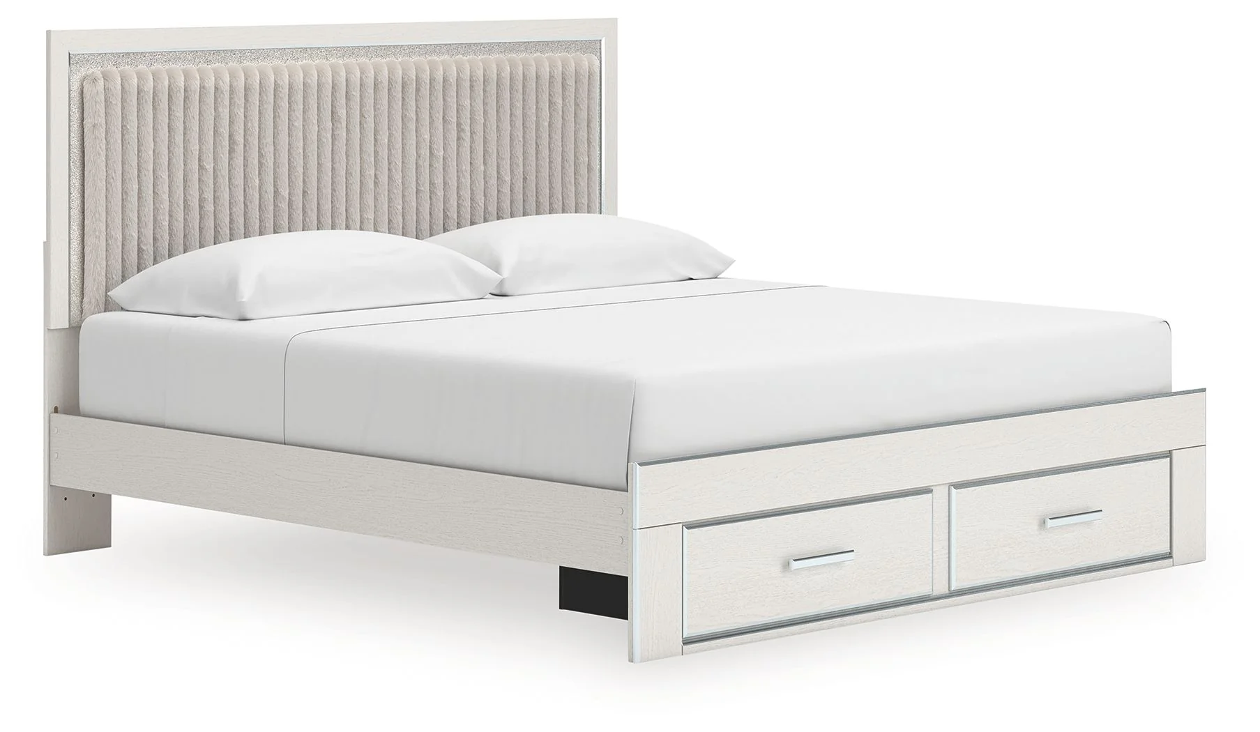 Zuraleus - Upholstered Panel Platform Storage Bed - Image 2