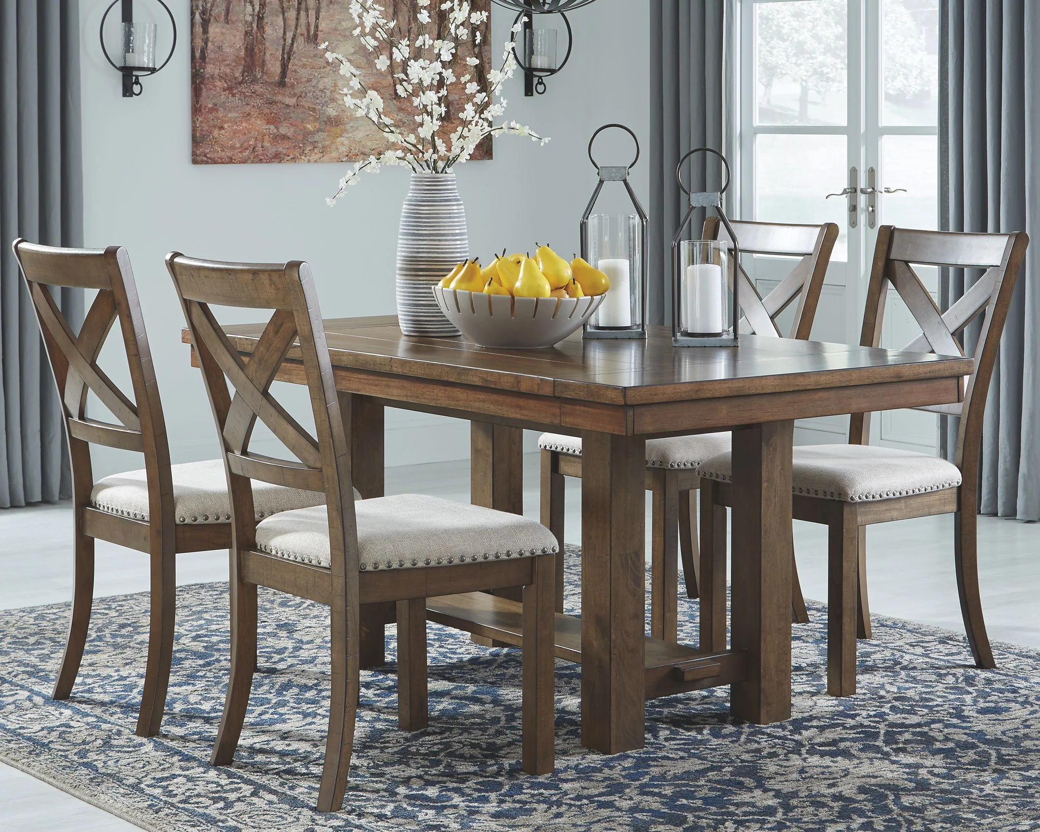 Moriville - Rectangular Dining Room Extension Table - Grayish Brown - Image 2