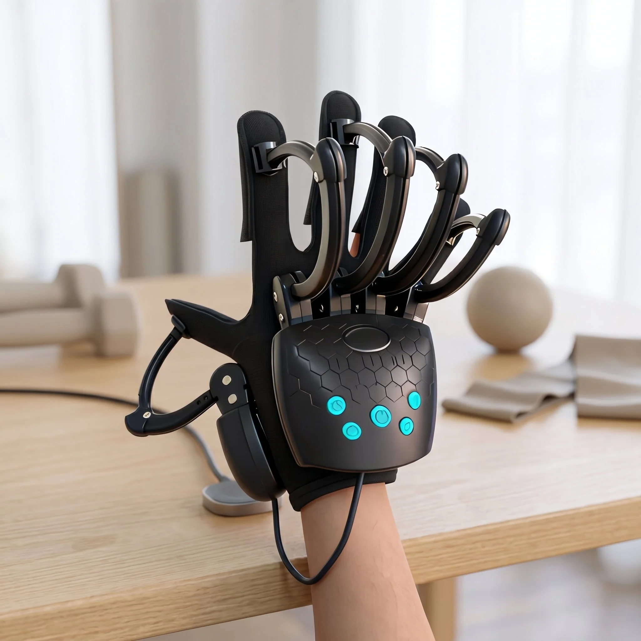 Easy Grip Hand Finger Mobility Recovery Trainer Glove - Image 1