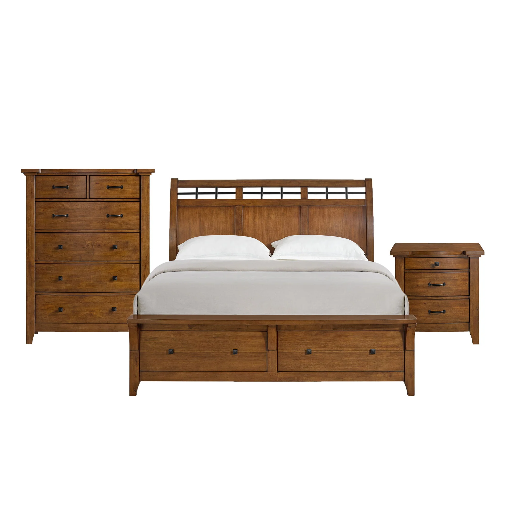 Gage – Sleigh Storage Bedroom Set