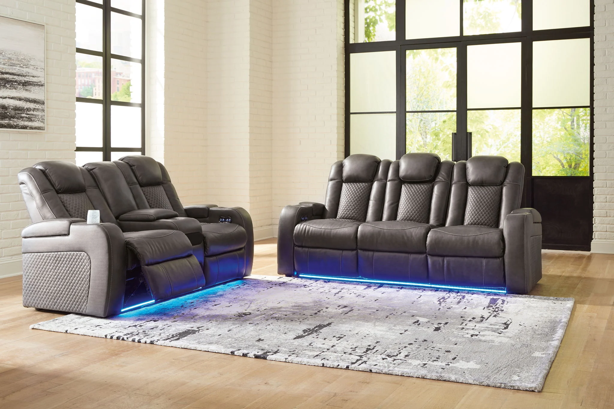 Fyne-dyme - Reclining Living Room Set - Image 1