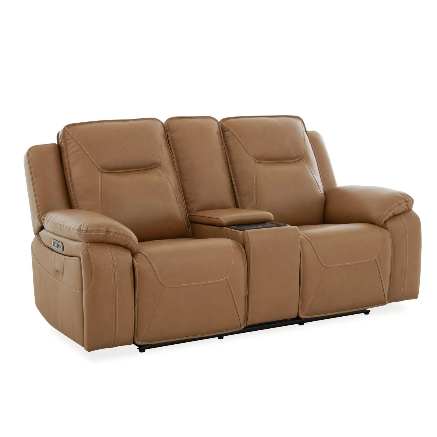 Callihan - Loveseat With Console P3 & ZW - York Butternut - Image 3