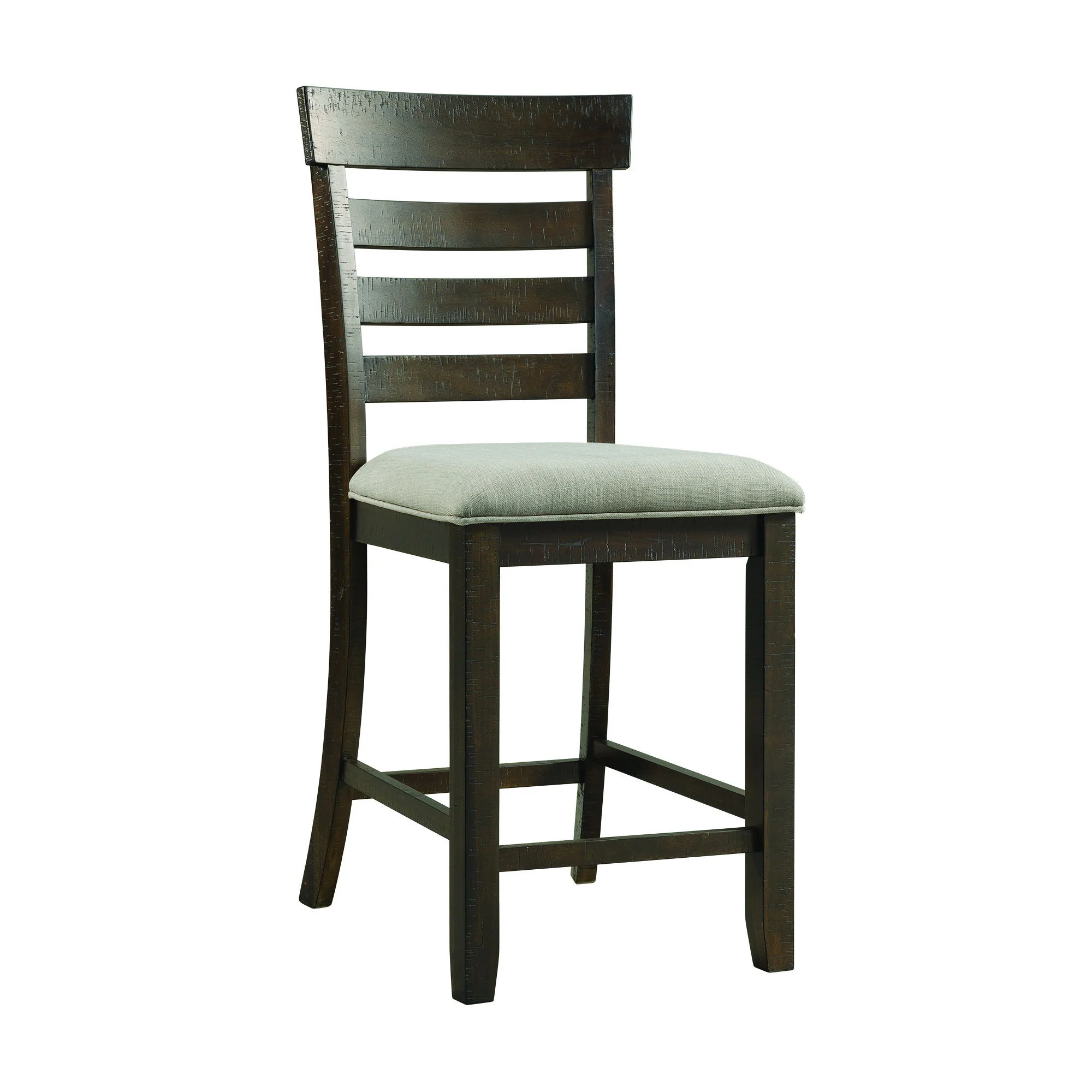 Colorado - Counter Side Chair With Cushion Seat (Set of 2) - Charcoal - Image 2