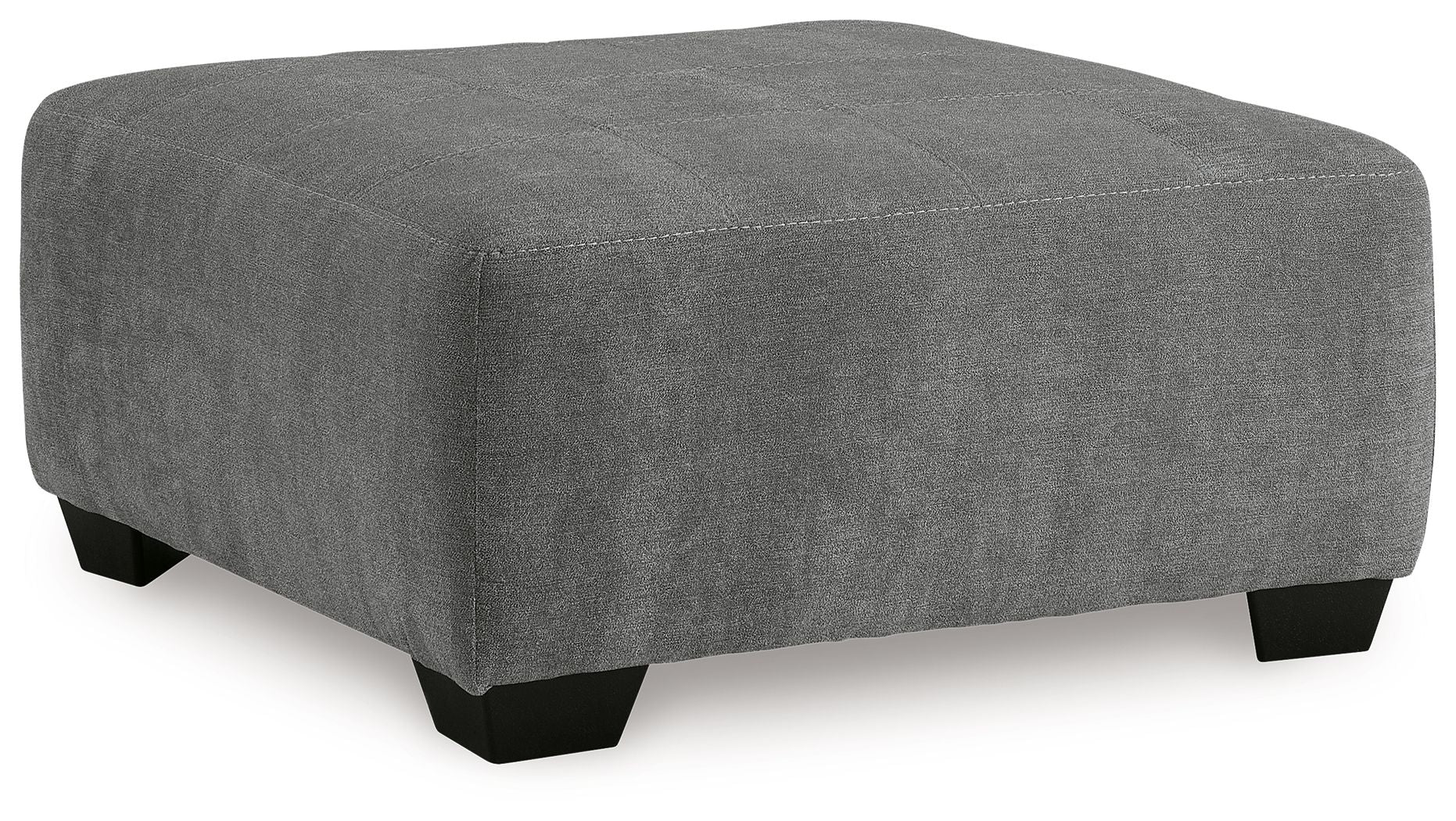 Birkdale Court - Oversized Accent Ottoman - Gray - Image 1
