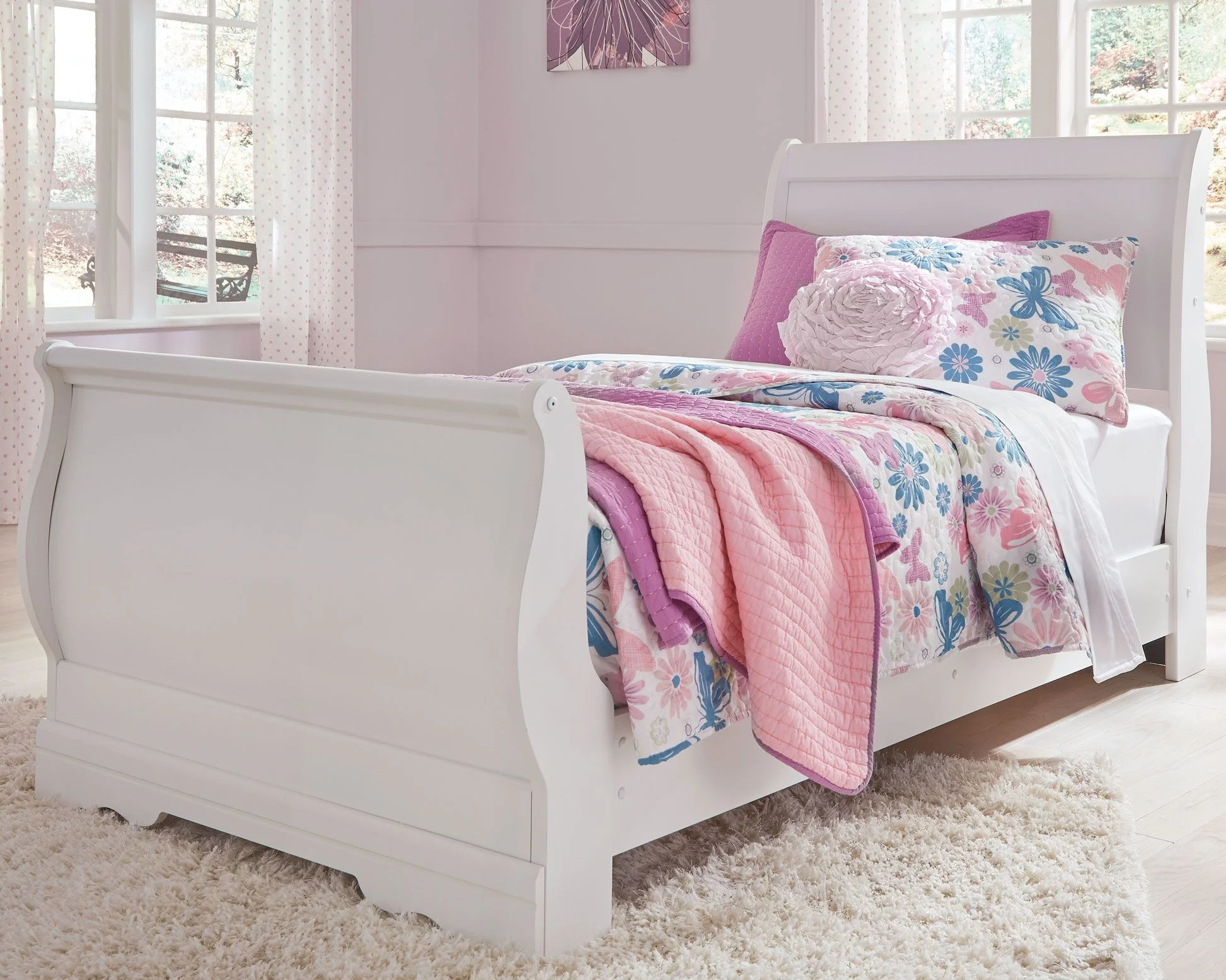Anarasia - Sleigh Bed - Image 2