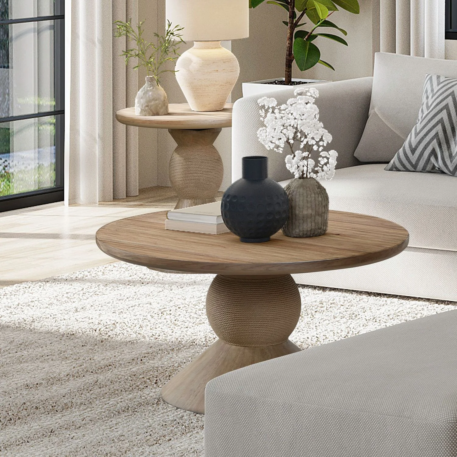 Briarcrest – 3 Piece Table Set – Tobacco