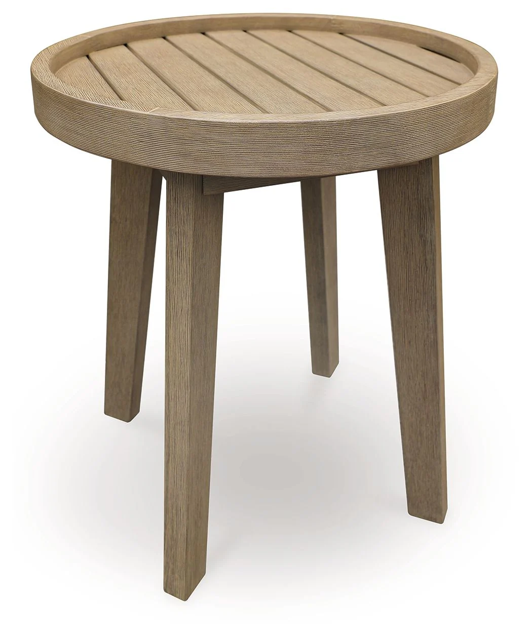 Marina Sun - Round End Table - Beige - Image 1