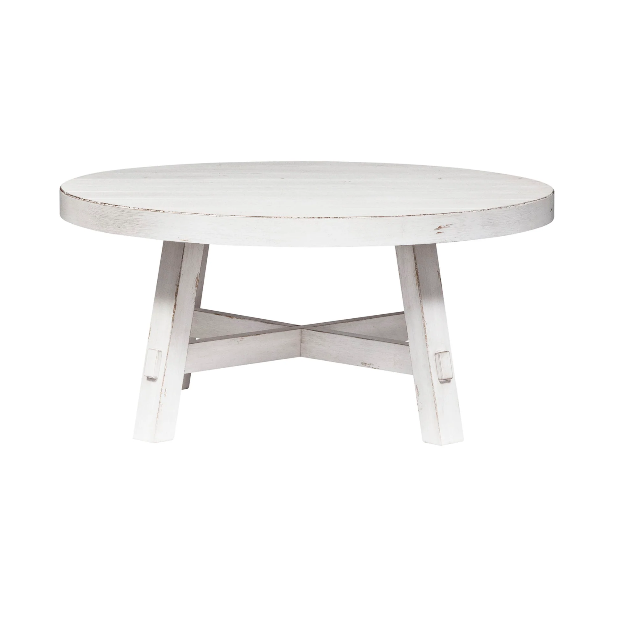 Modern Farmhouse - Splay Leg Round Cocktail Table - Image 3