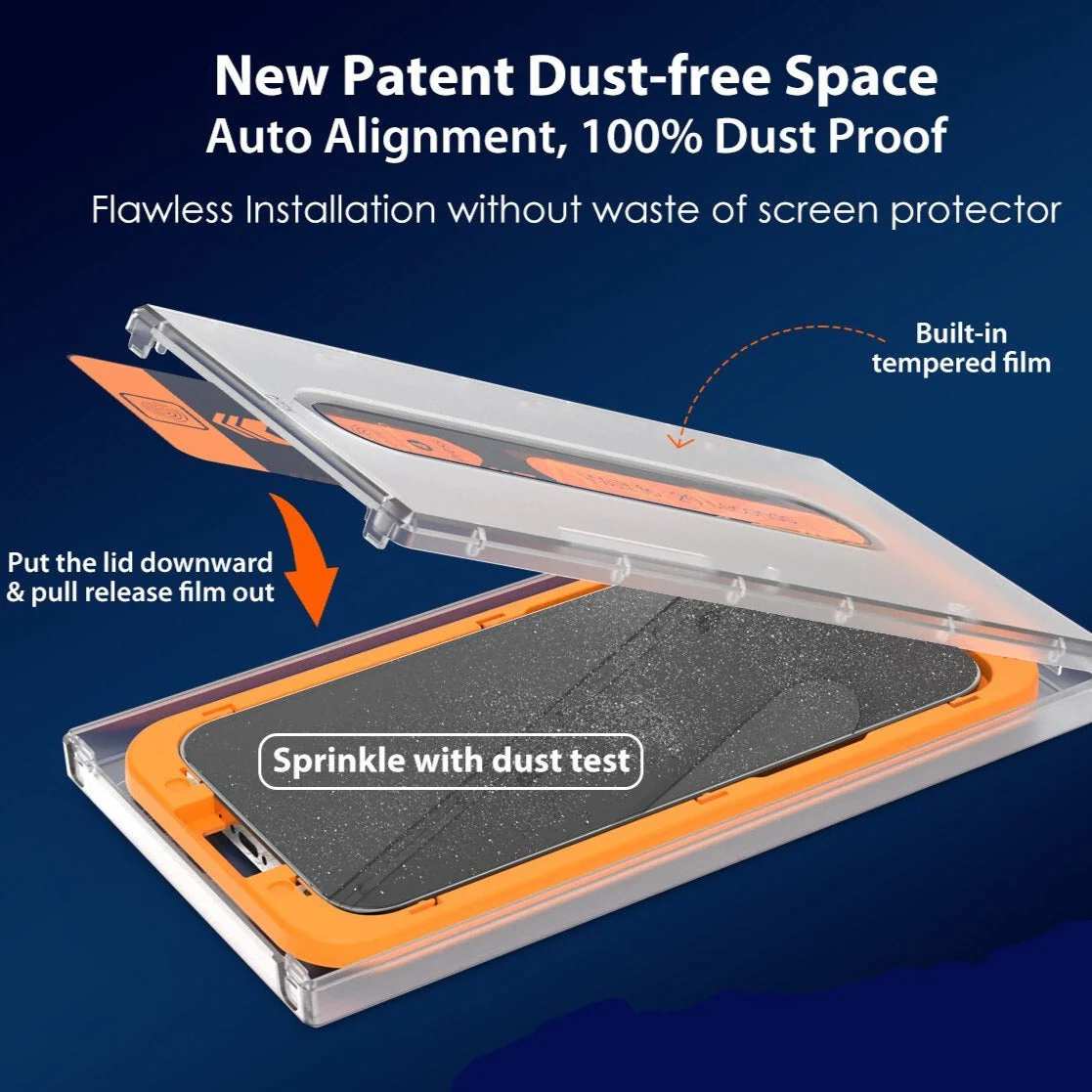 Quick Instal Dust-proof iPhone Screen Protector - Image 2