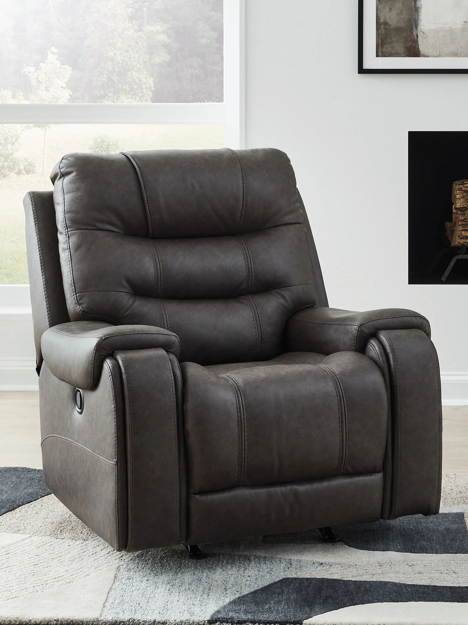 Femley - Rocker Recliner - Smoke - Image 3