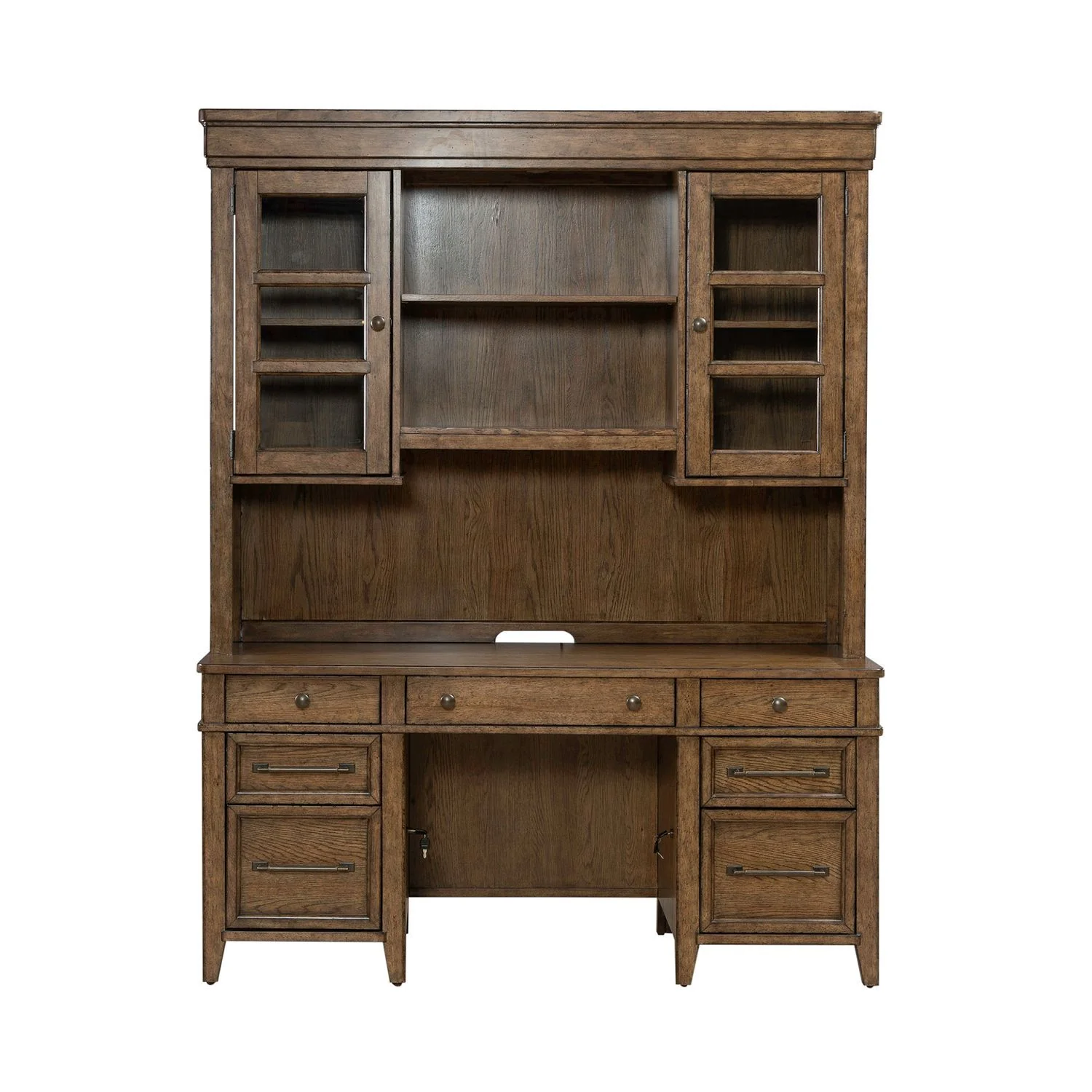 Carolina Park - Credenza & Hutch - Amber Brown - Image 2