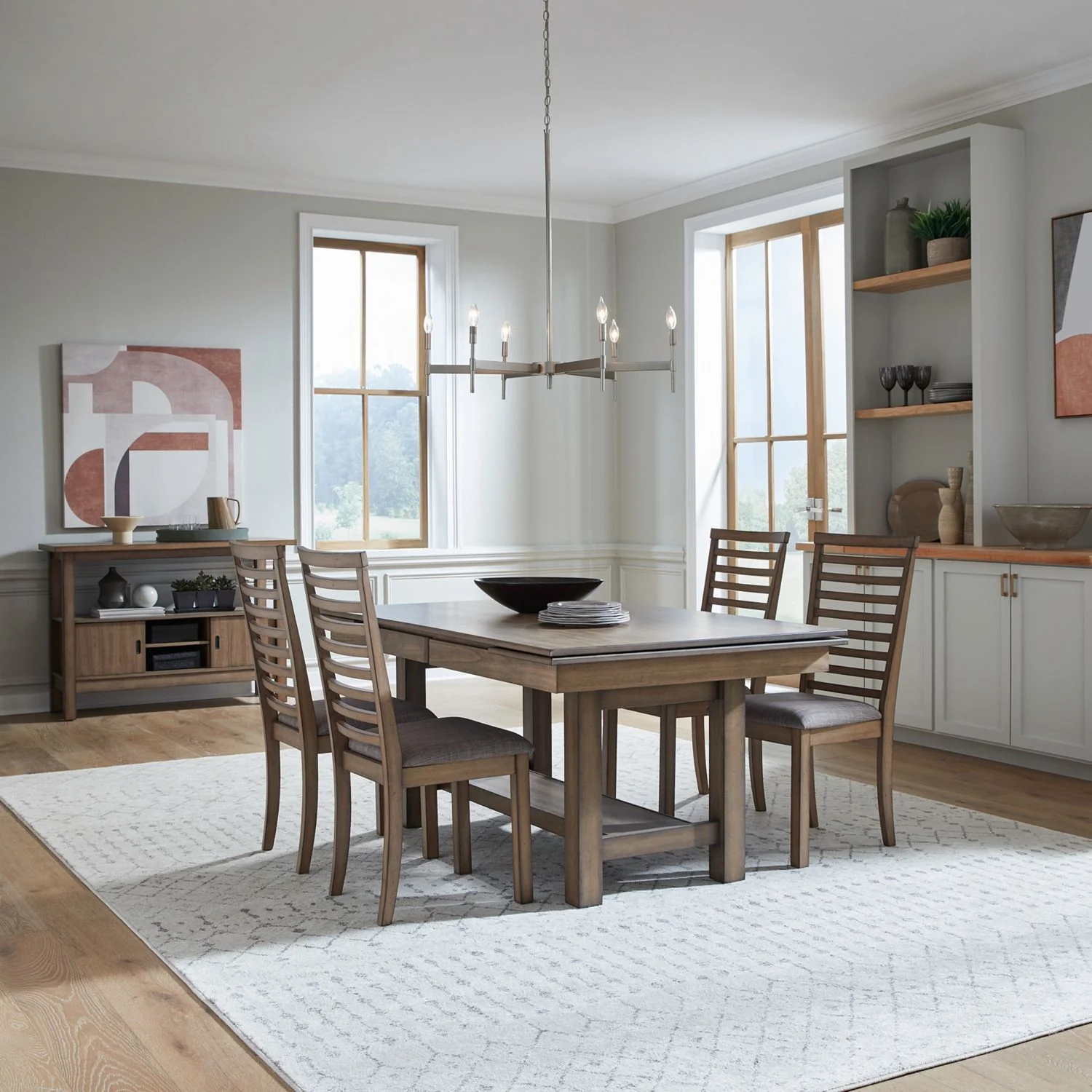 Brook Bay - Trestle Table Set - Image 2
