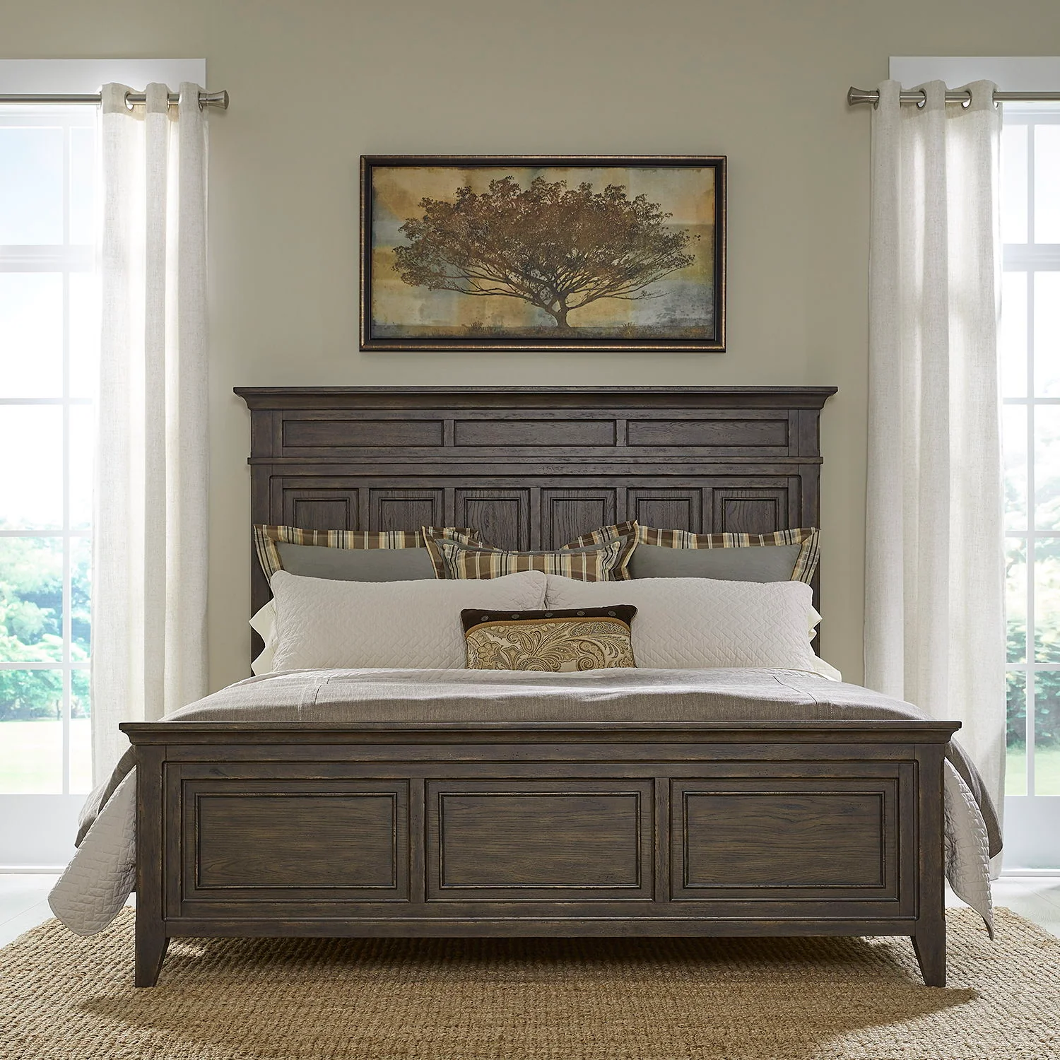 Paradise Valley - Panel Bed - Image 1