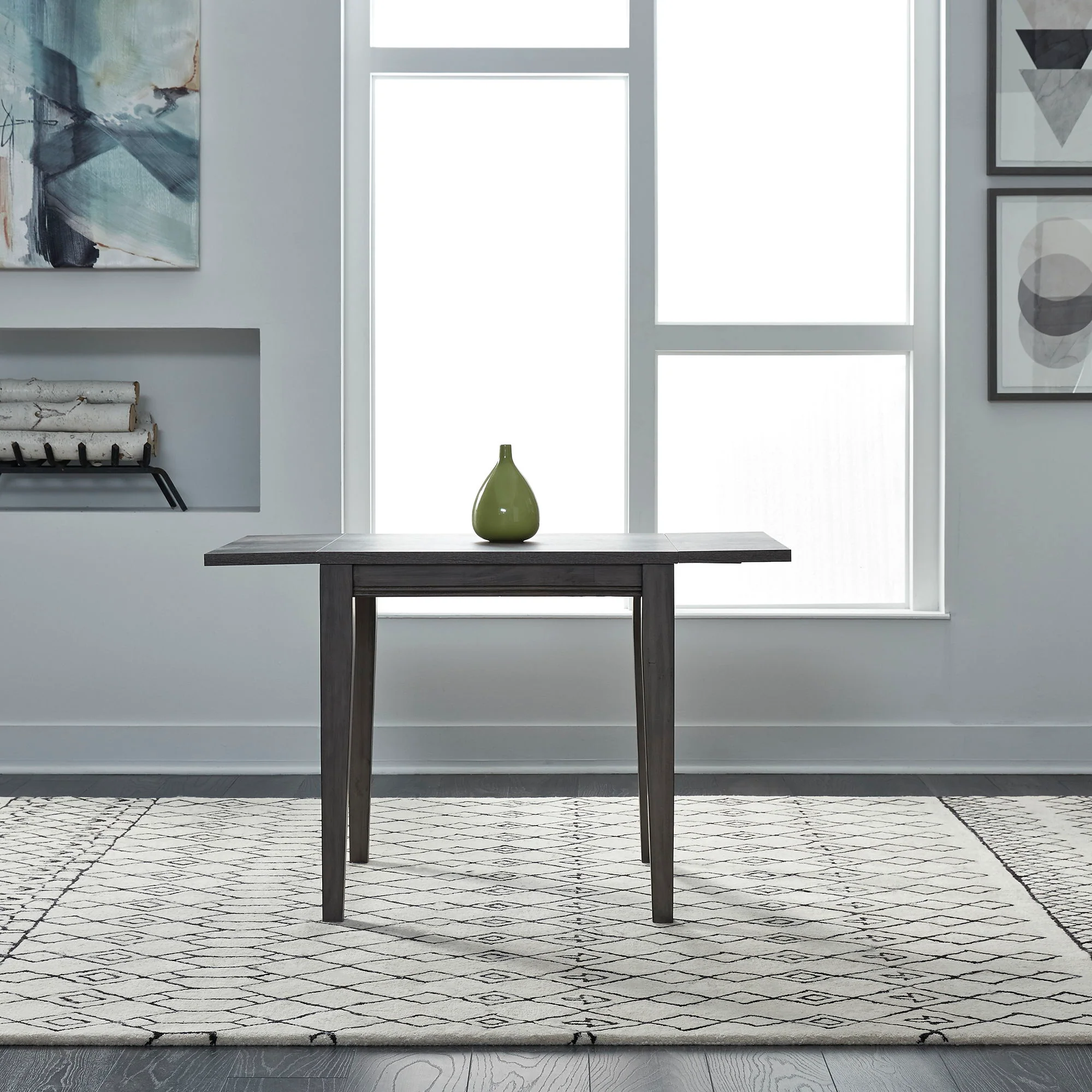 Tanners Creek - Drop Leaf Table - Graystone - Image 1