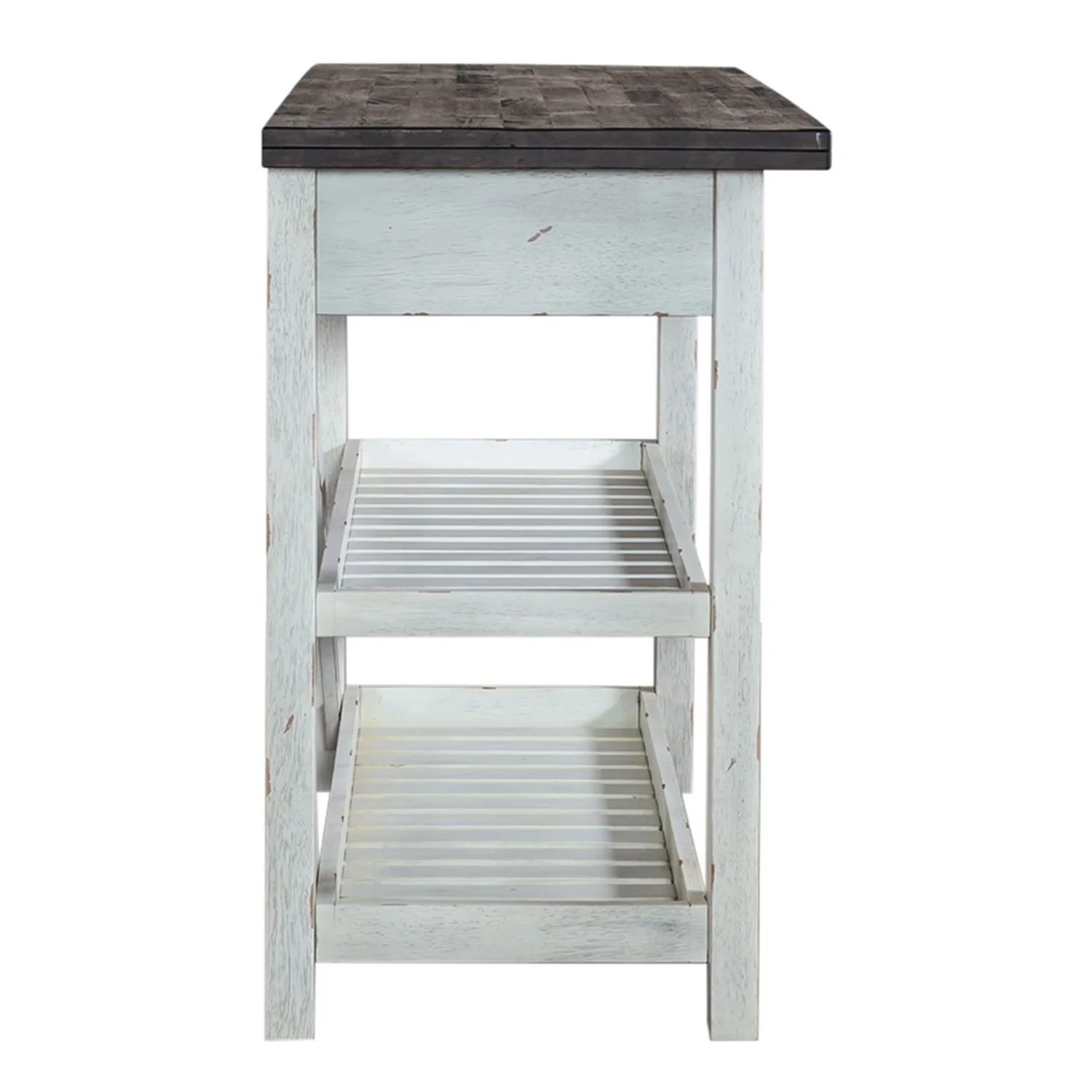 Farmhouse - Server - Two Tone White / Wood Tone - Image 3