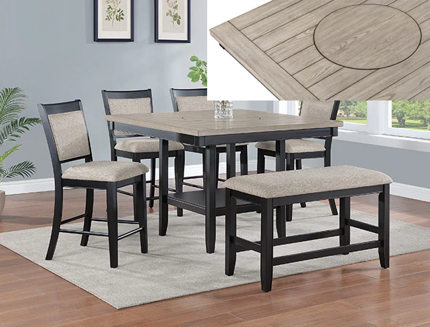 Fulton Counter Dining – Light Grey