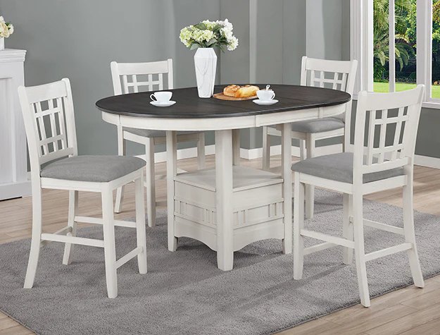 Hartwell Counter Dining -  Chalk/Grey - Image 1