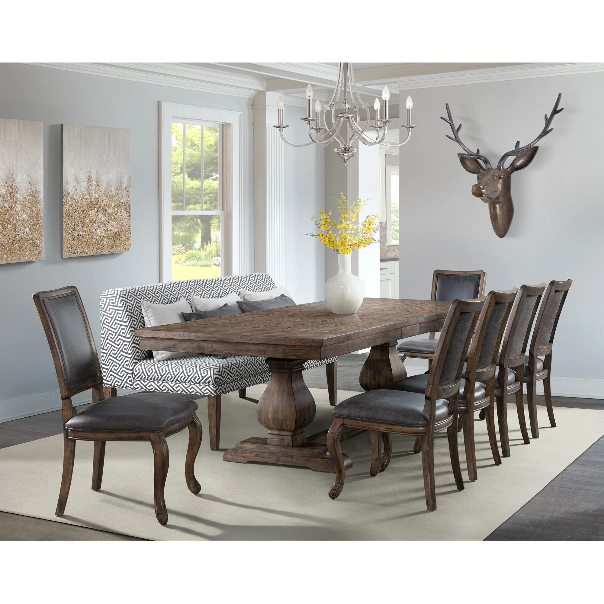 Gramercy - Rectangle Standard Height Dining Table - Chocolate - Image 3