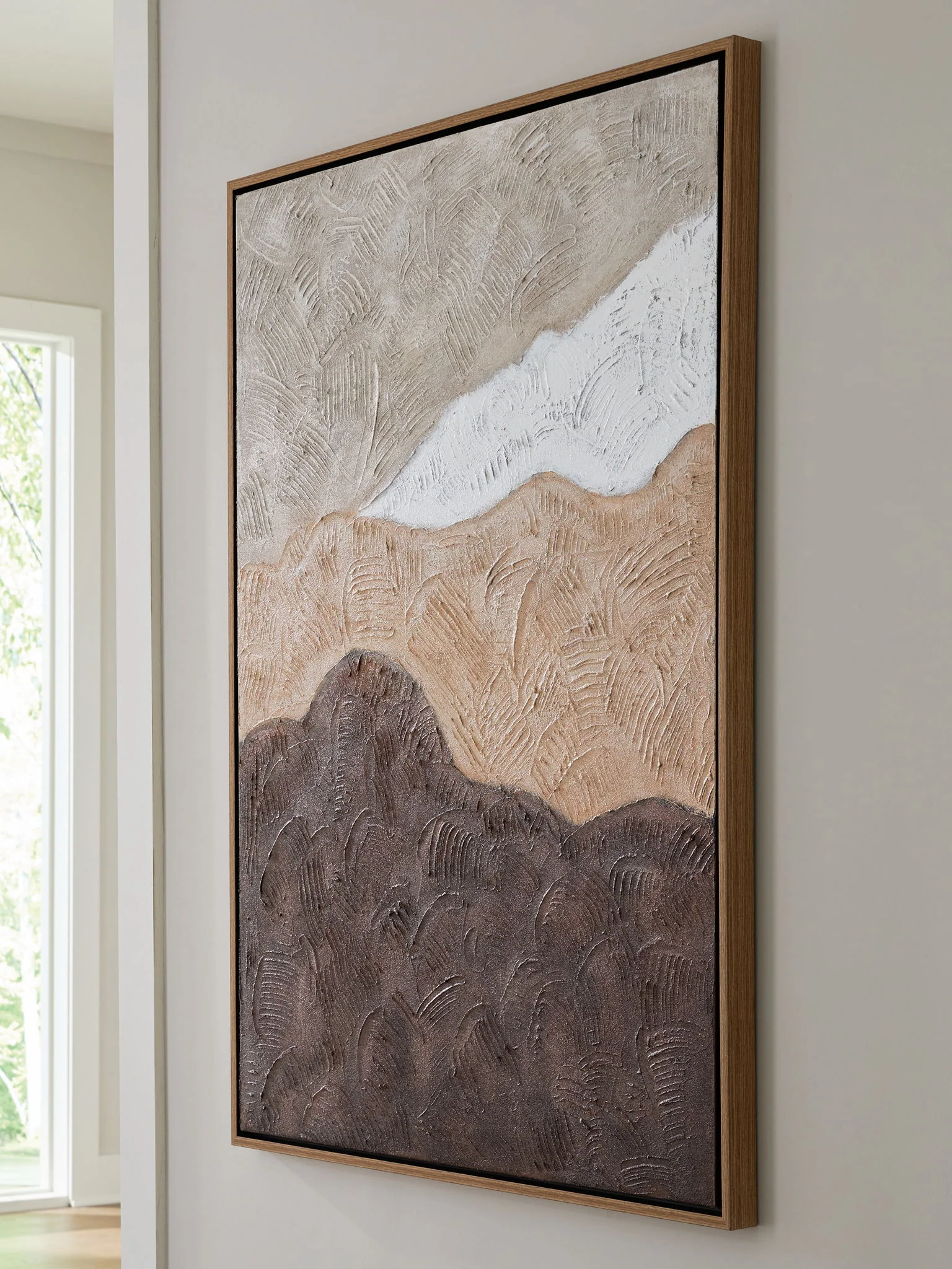 Fanthorne - Wall Art - Tan / Brown / White - Image 3