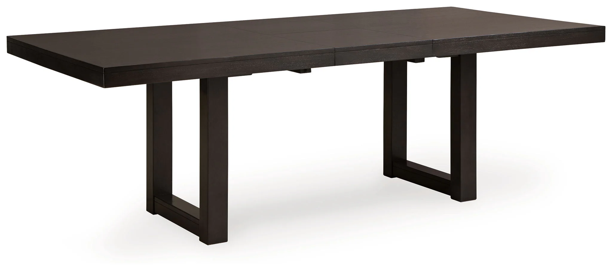 Neymorton - Rectangular Dining Room Butterfly Extension Table - Dark Grayish Brown - Image 1