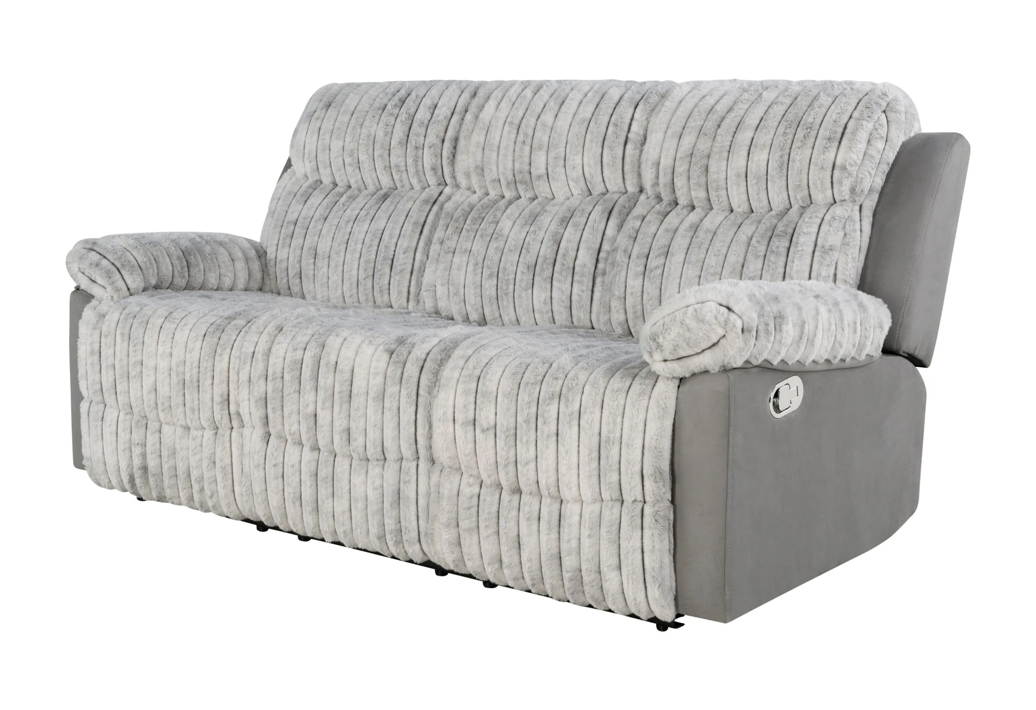 Global 80" Reclining Sofa - Gray - Image 3