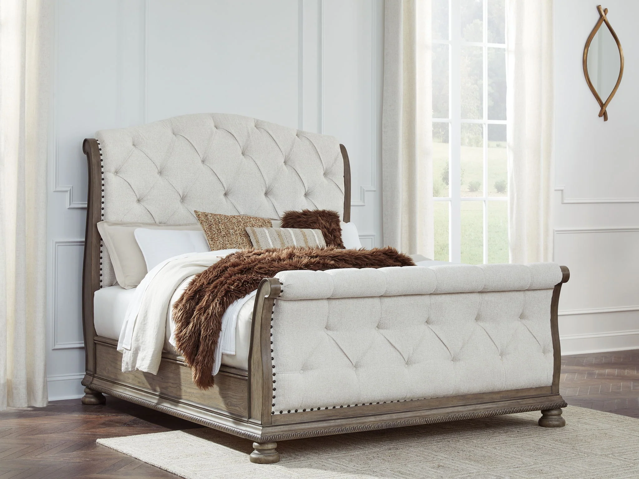 Ardenfield - Upholstered Sleigh Bed - Image 2