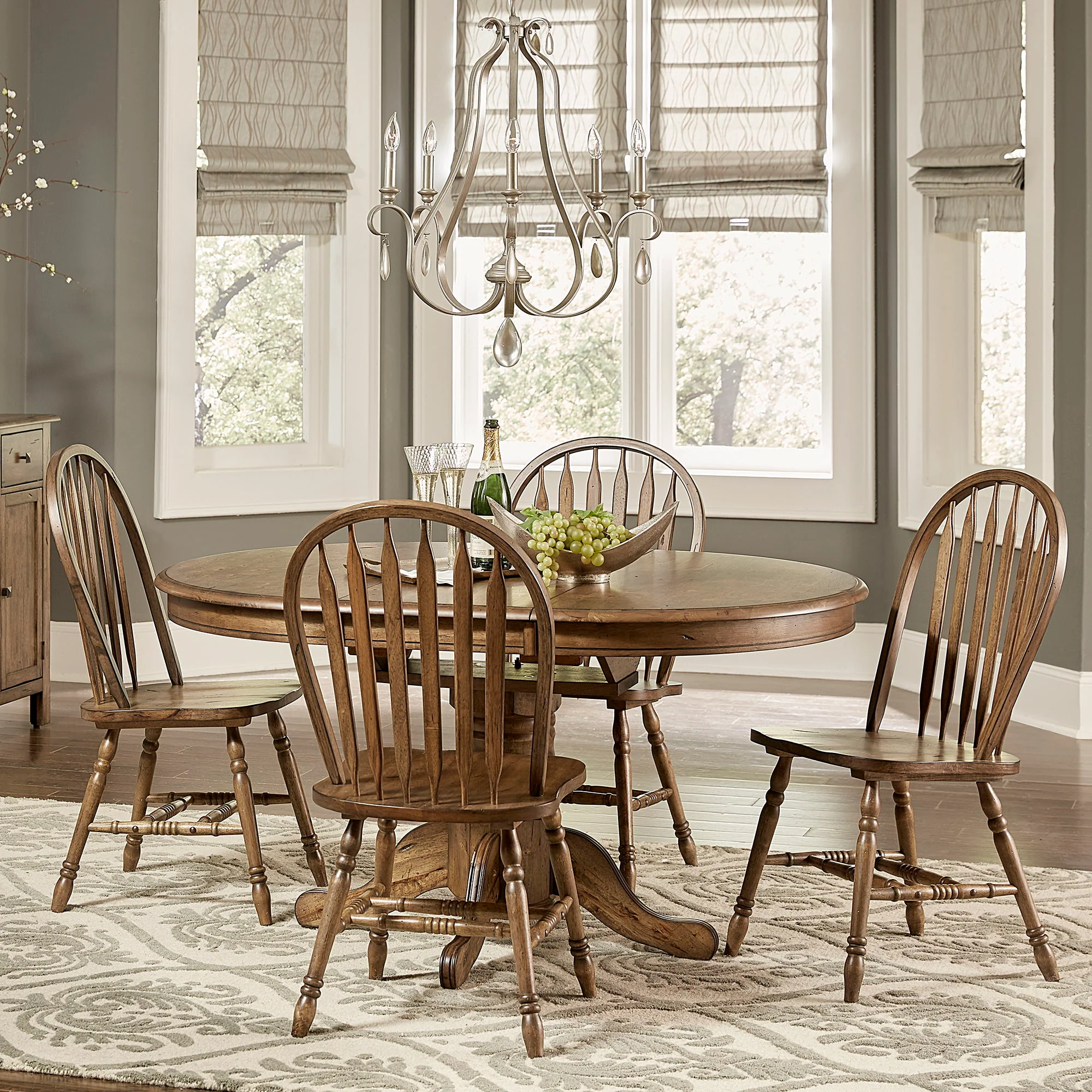 Carolina Crossing - Pedestal Table Set - Image 3
