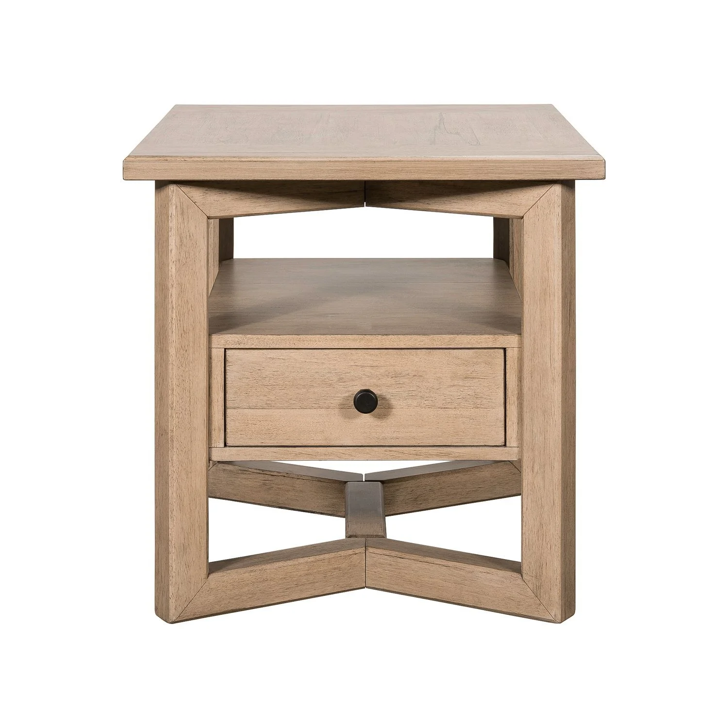 Proximity Place - Rectangular End Table - Barley Buff - Image 2