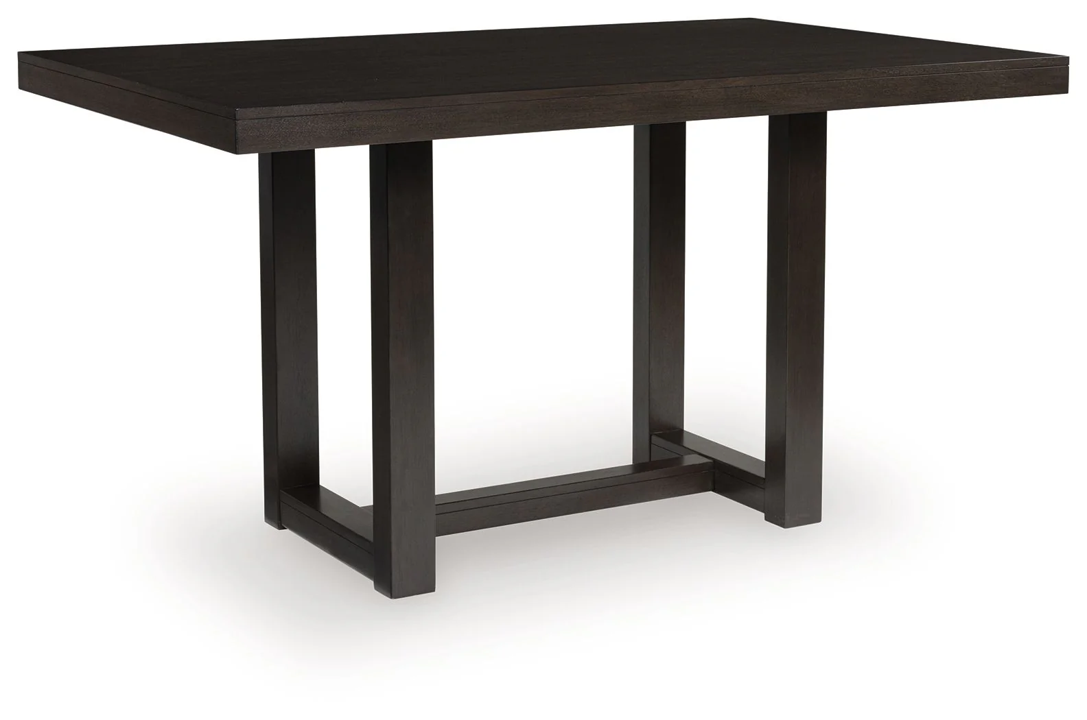 Neymorton – Rectangular Dining Room Counter Table – Dark Grayish Brown
