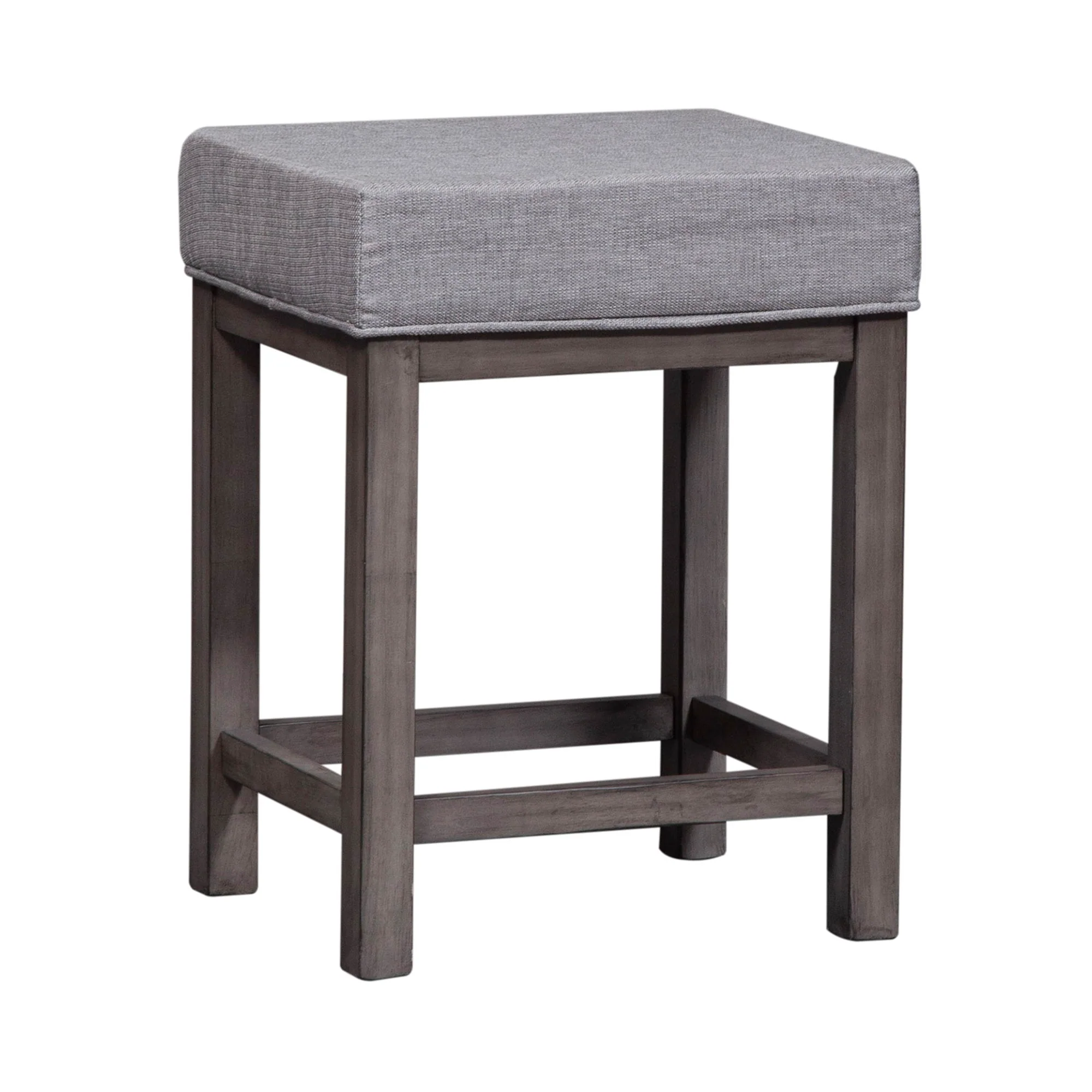 Tanners Creek - Upholstered Console Stool (Set of 3) - Dark Gray - Image 3