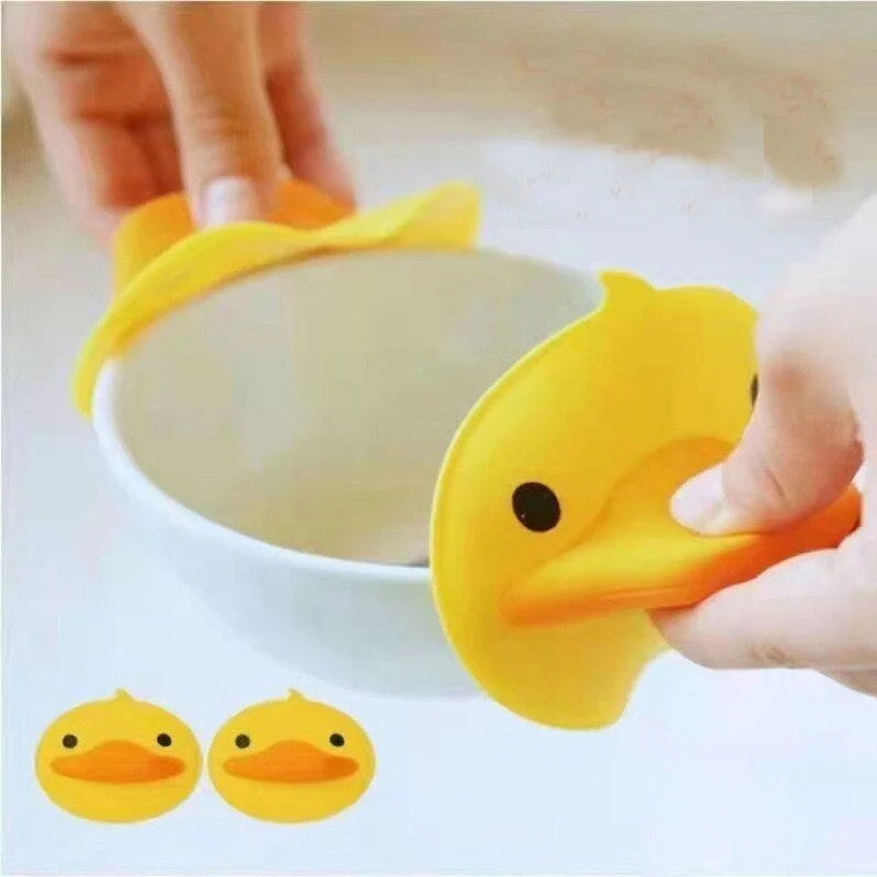 2Pcs Yellow Duck Potholder - Image 2