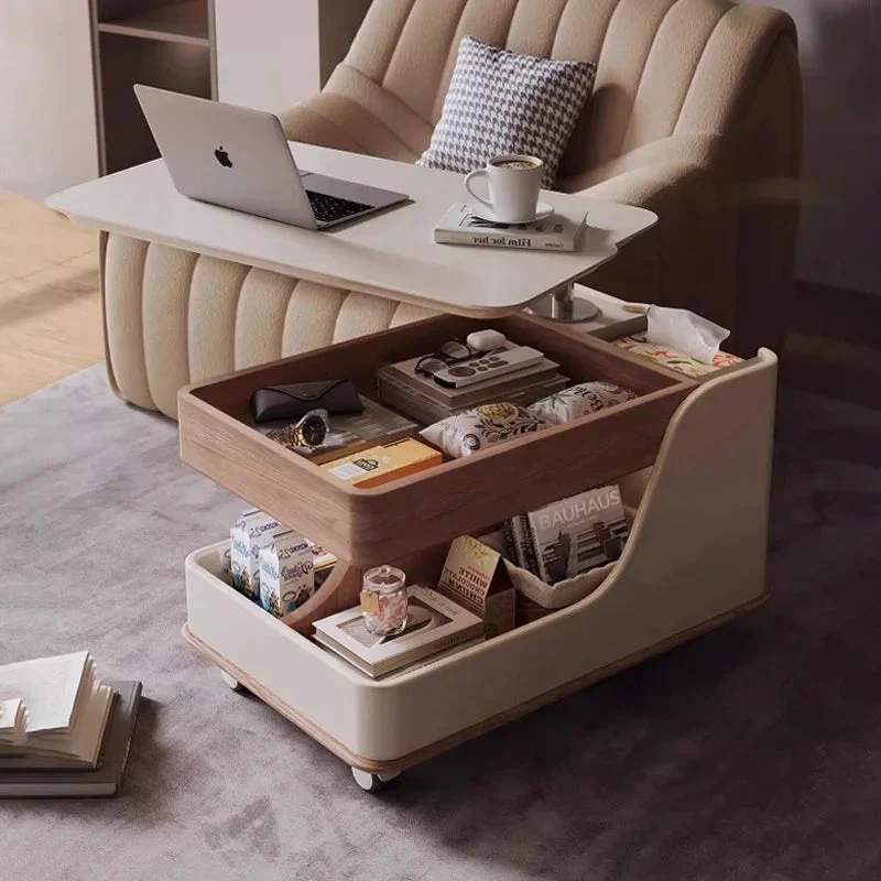 Space Saving Creative Movable Coffee Side Table - Image 2