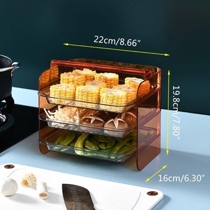 Multi-Layer Stackable Kitchen Storage Rack - Image 2