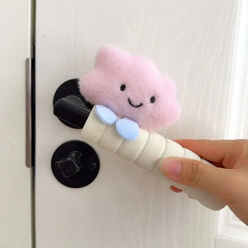 Anti Bump Happy Cloud Door Handle Cover - Image 2
