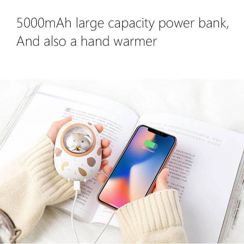 Space Capsule Hand Warmer Power Bank - Image 2