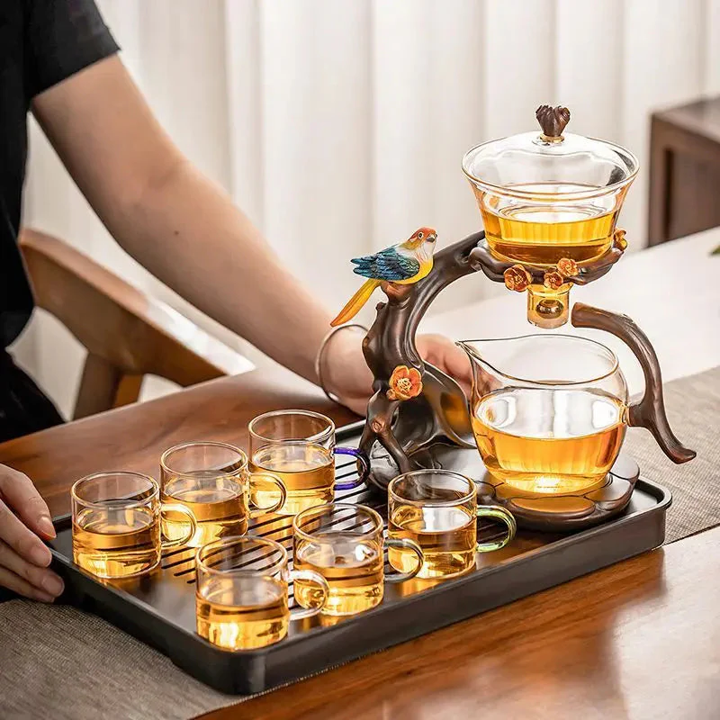 Artistic Bird-Inspired Gongfu Tea Set - Image 3