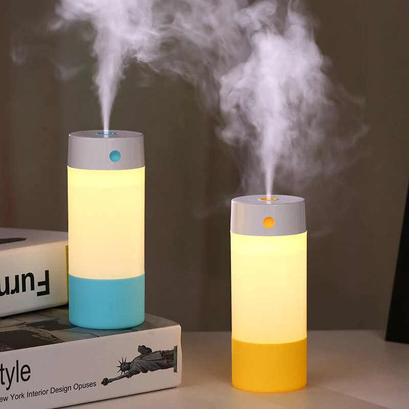 Ultrasonic Air Humidifier with light for Home and Car - Image 1