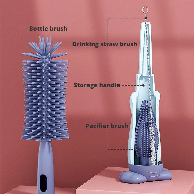 360 Rotating Baby Bottle Cleaner Brush - Image 2