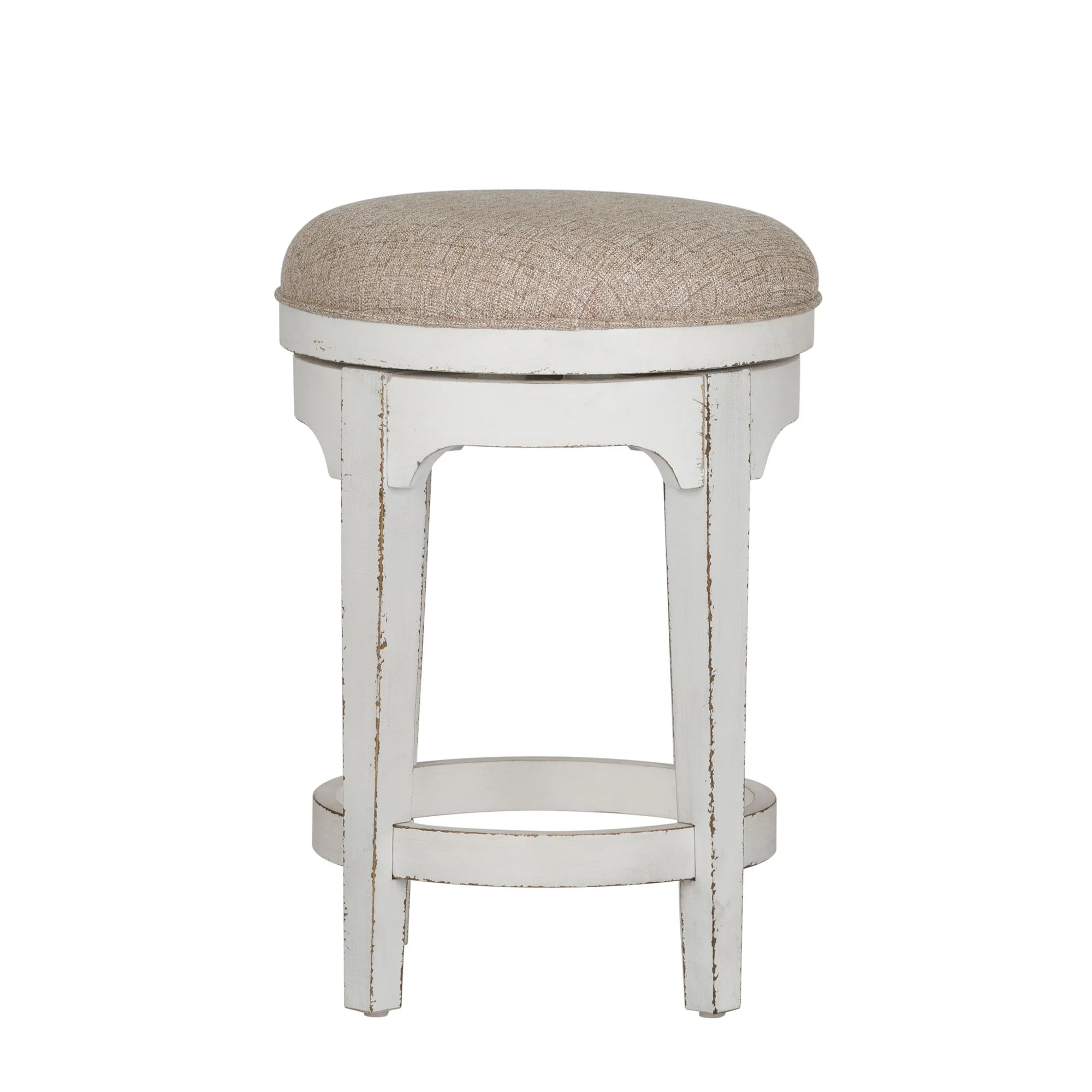 Magnolia Manor - Console Swivel Stool - Antique White - Image 1