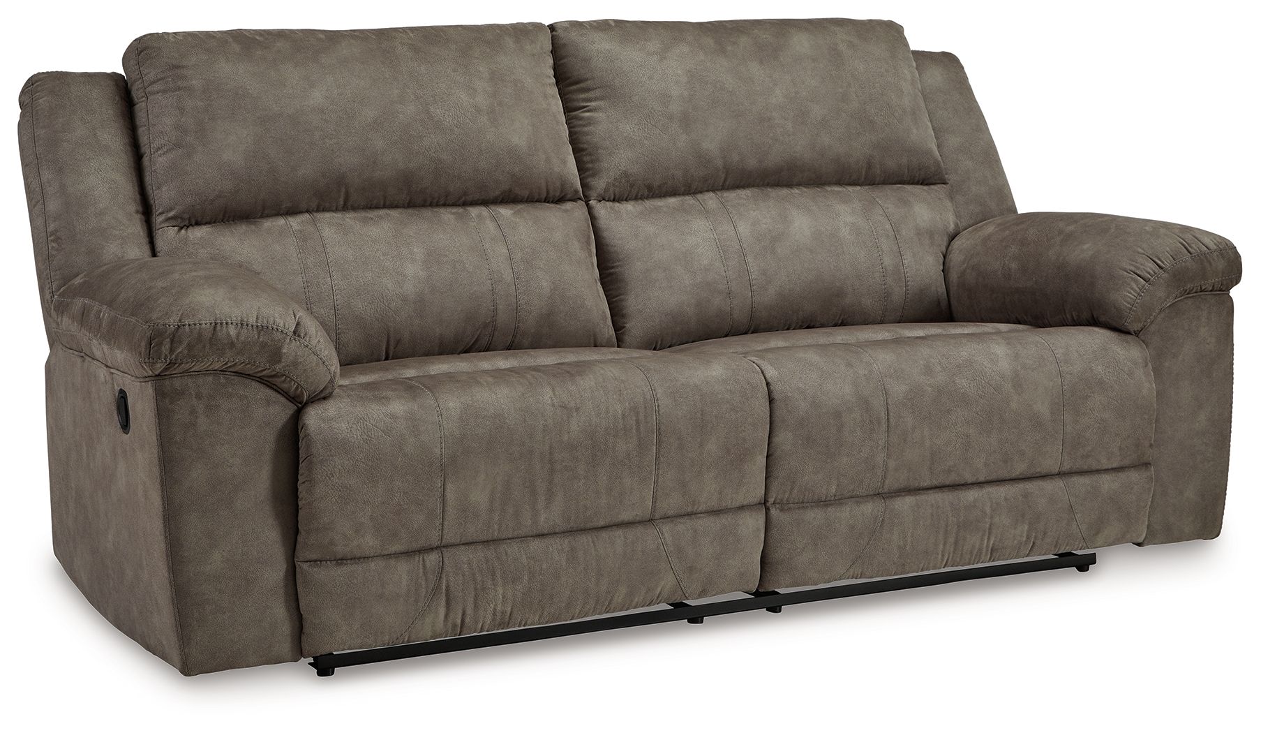 Laresview - 2 Seat Reclining Sofa - Fossil - Image 1