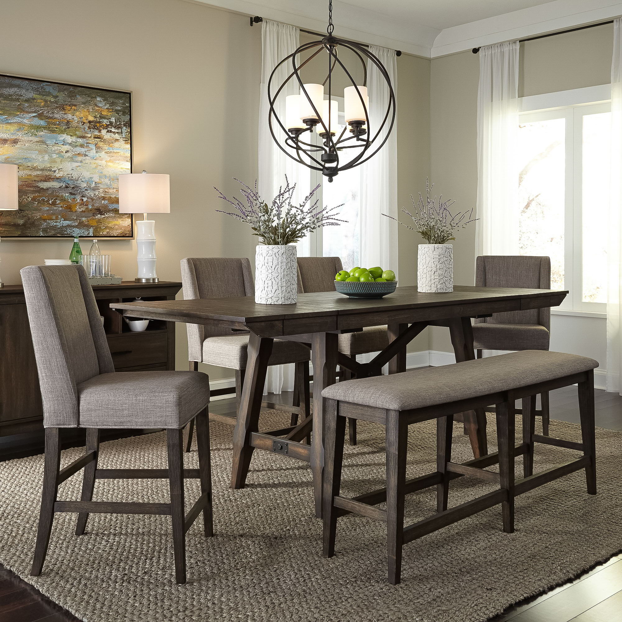 Double Bridge - Gathering Dining Table Set - Image 2
