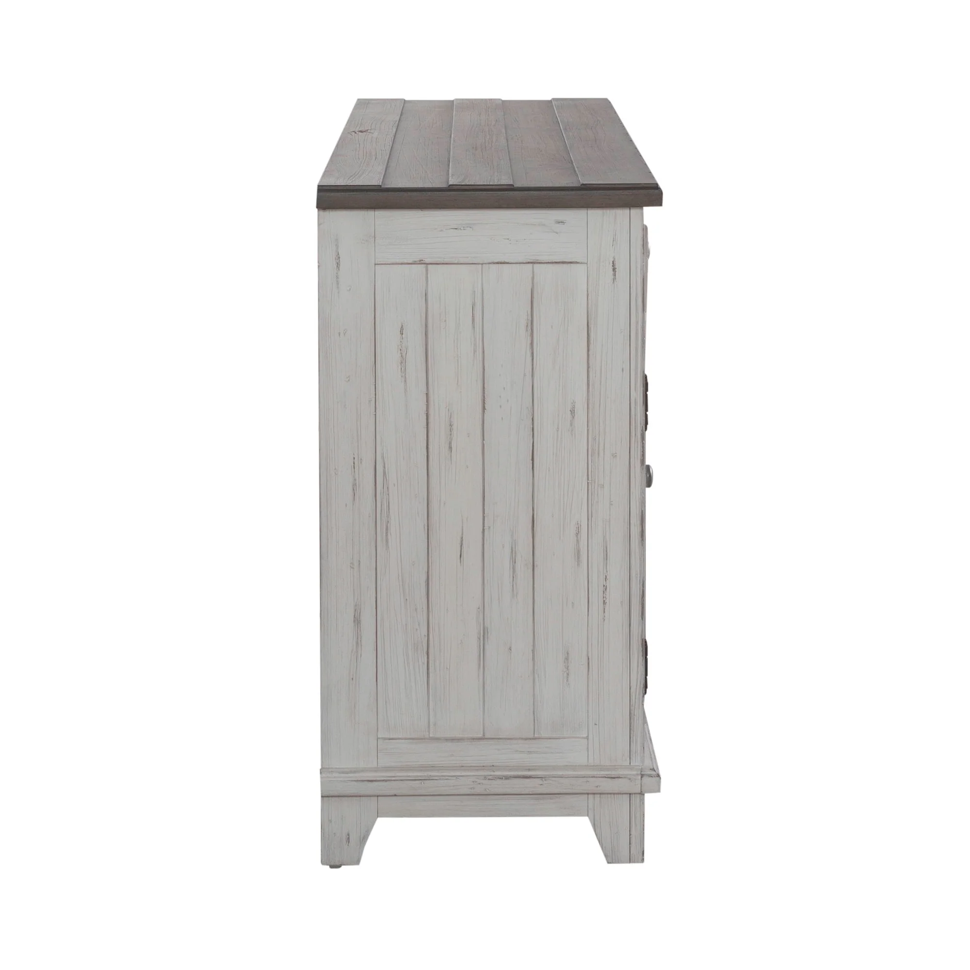 River Place - Accent Server - Riverstone White & Tobacco - Image 3