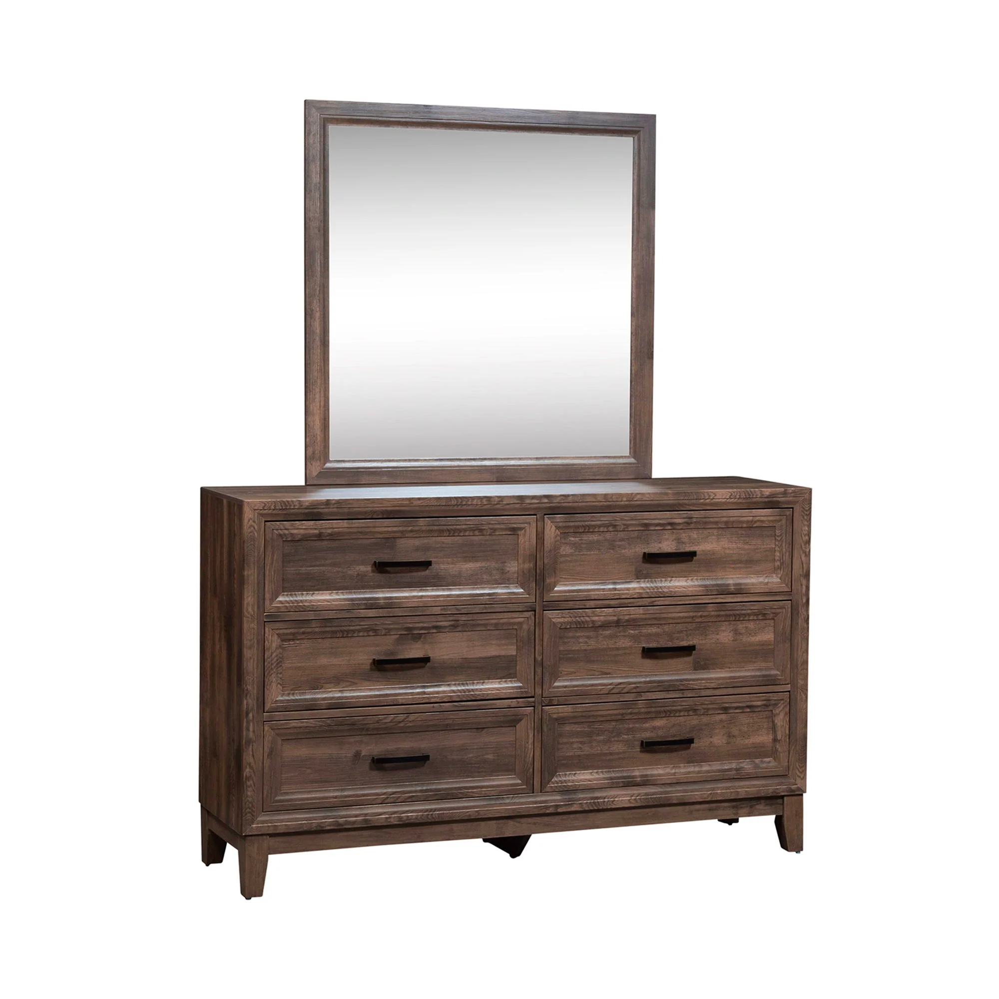 Ridgecrest - Dresser & Mirror - Light Brown - Image 2