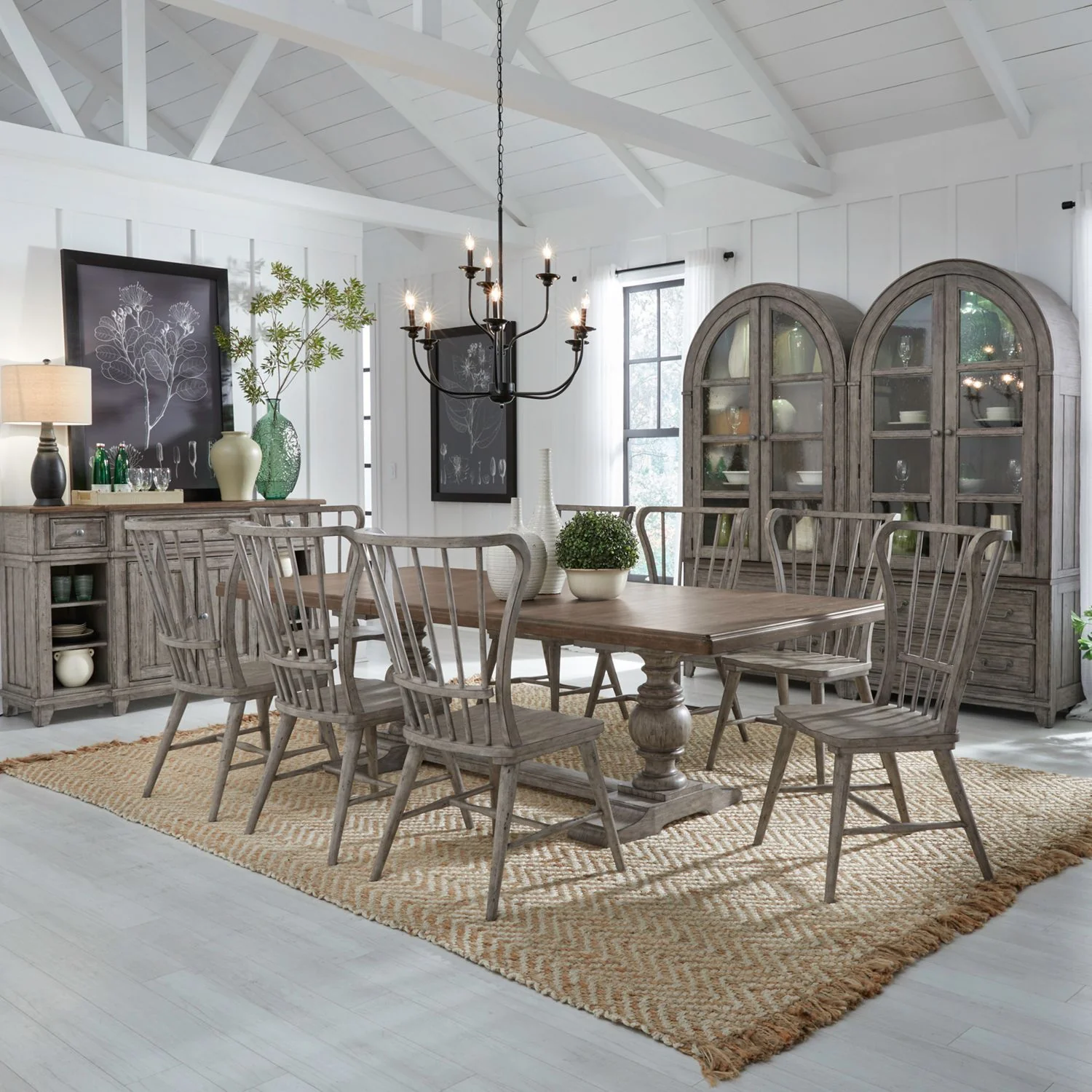 River Place - Trestle Table Set - Image 3
