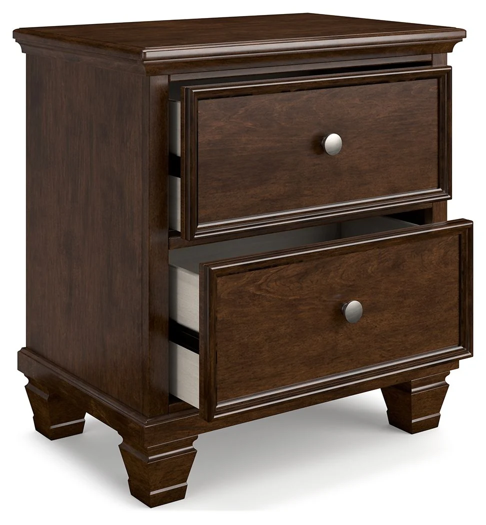 Danabrin - Two Drawer Nightstand - Brown - Image 2