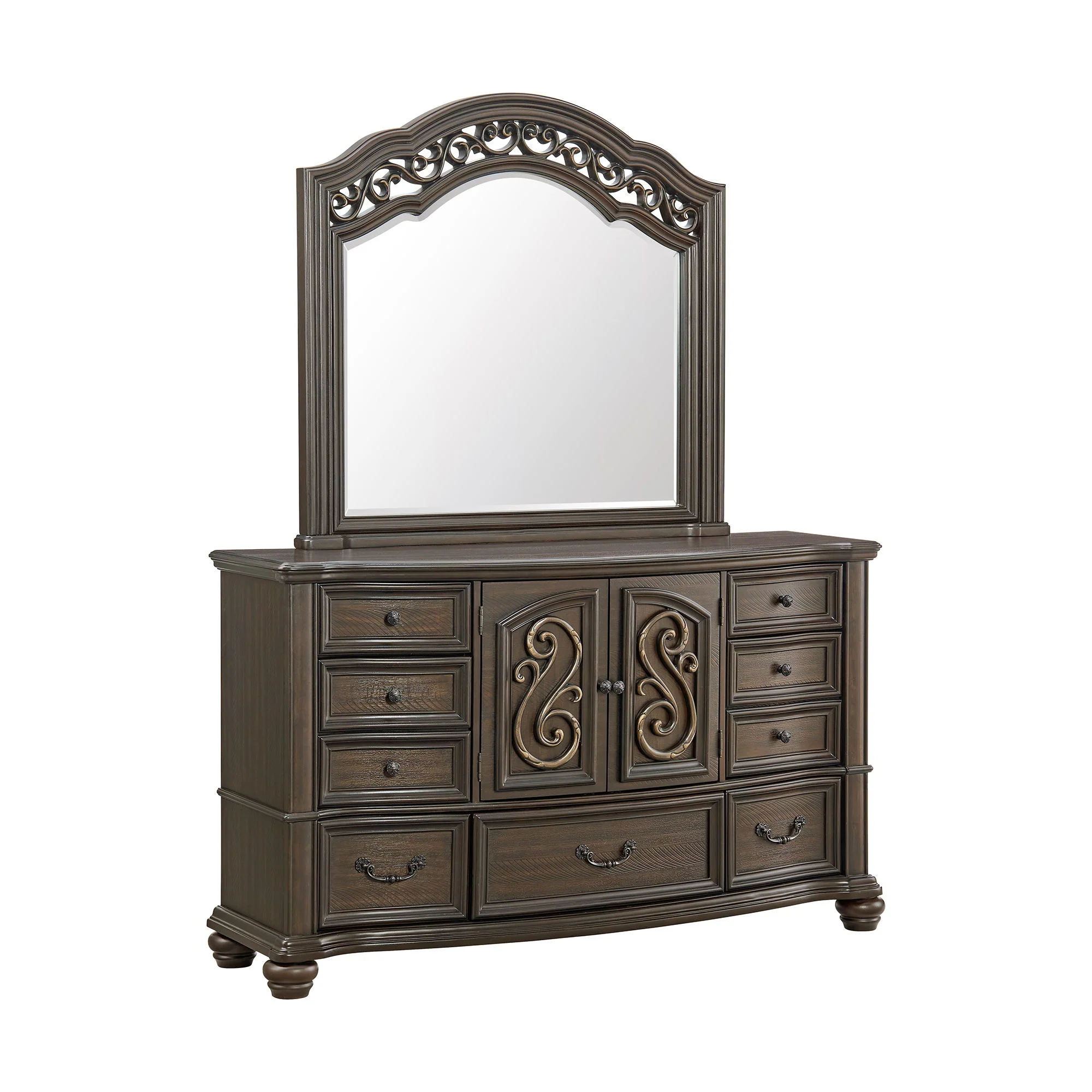 Brunswick - Mirror - Mahogany - Image 1