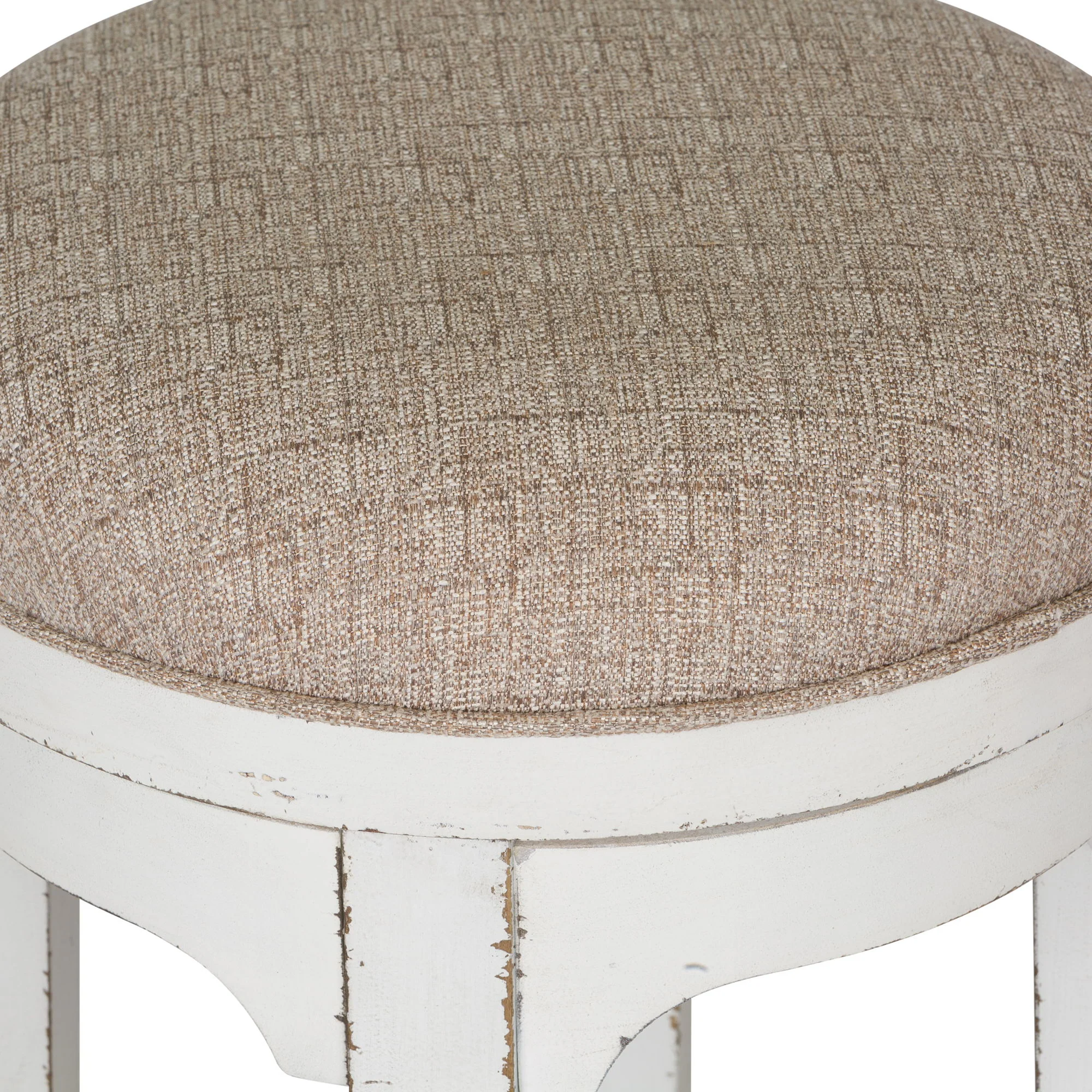 Magnolia Manor - Console Swivel Stool - Antique White - Image 2